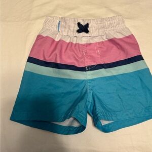 Colorful Striped Kids Shorts
